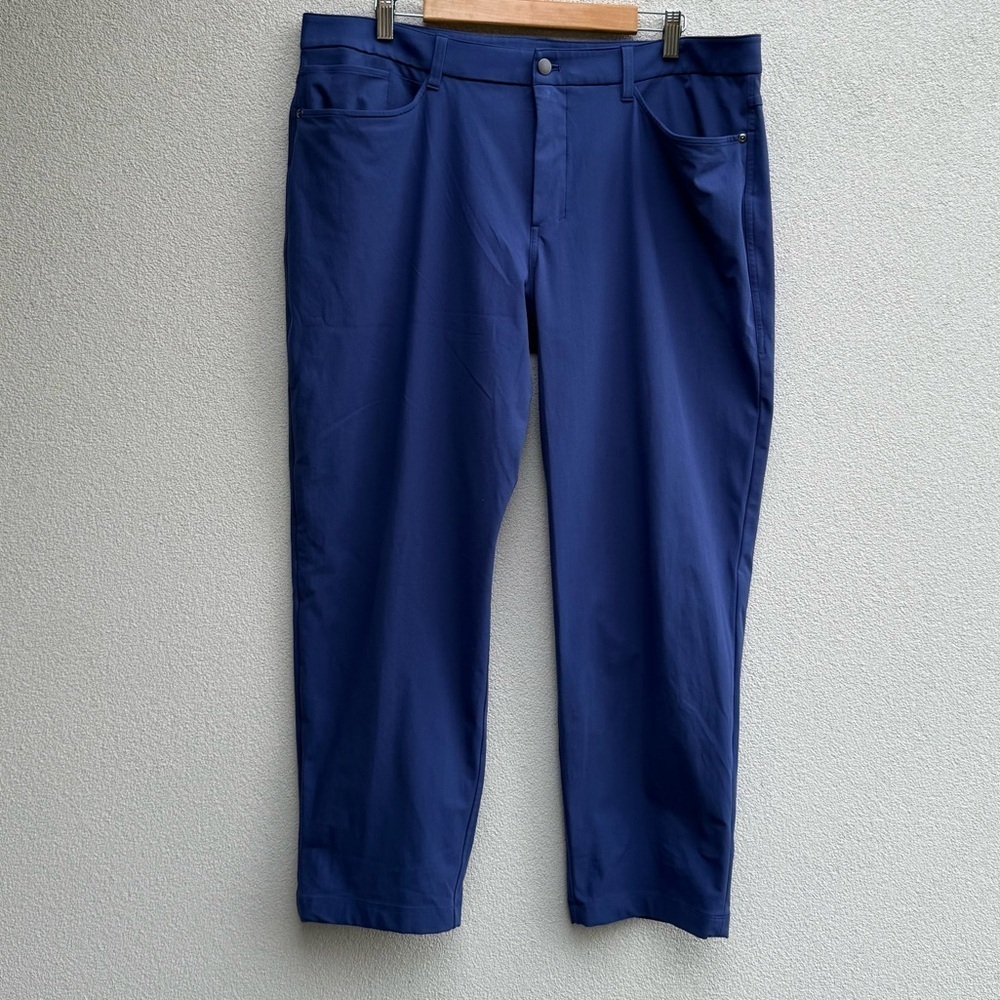 Lululemon ABC Classic Fit Warpstreme 38 Iron blue 2024 style